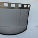 Rounded steel fire screen L 70 cm H 56 cm for fireplace or stove
