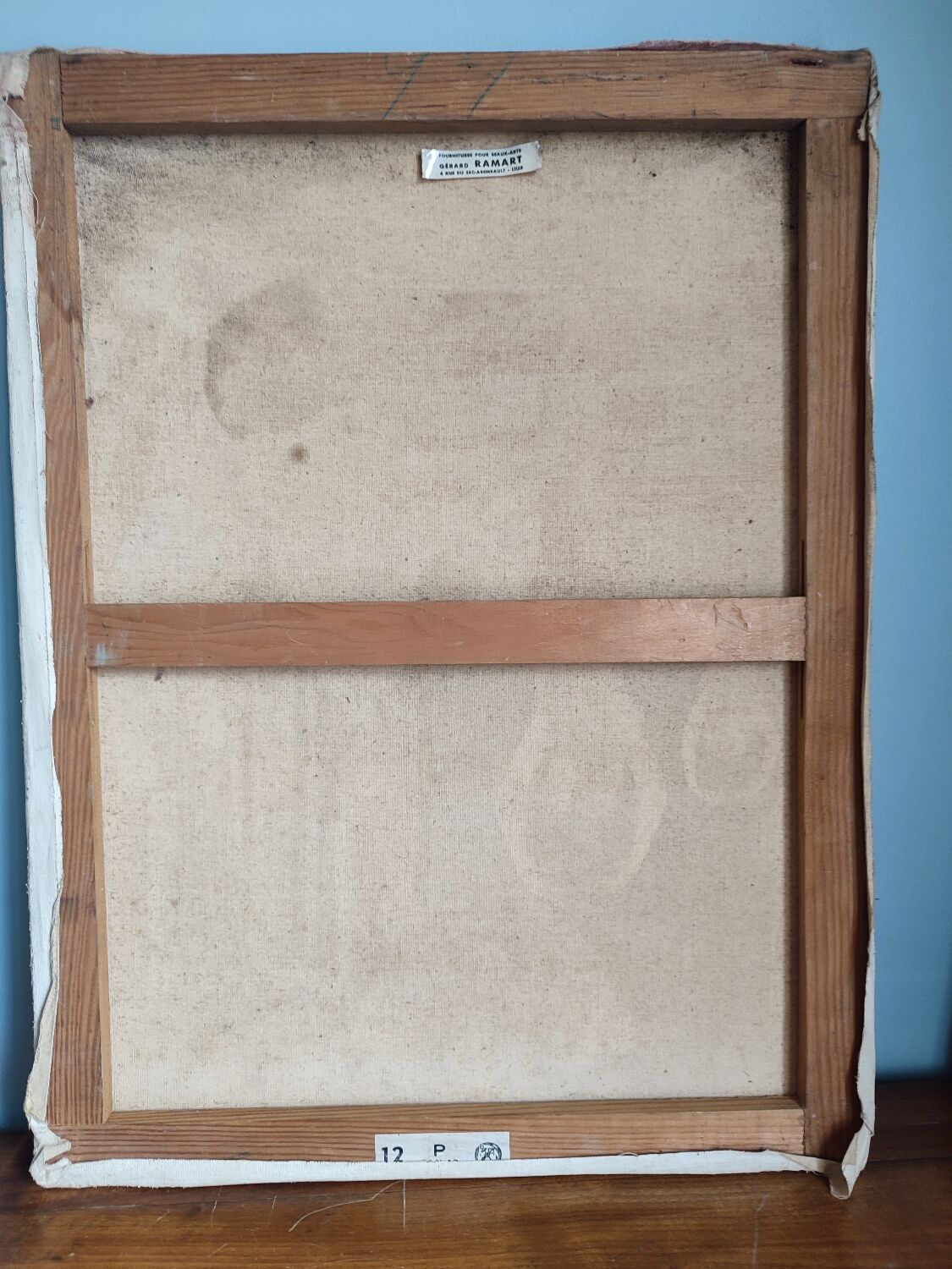 Painting on canvas former ballet dancers signed