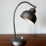 Gray industrial desk lamp 1970