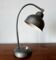 Lampe de bureau industrielle grise 1970