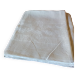 Large white tablecloth.