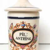 Pharmacy jar faiencerie d'art signed Jeb