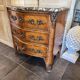 Small Louis XV Transition jump commode, Breccia marble, 79 cm