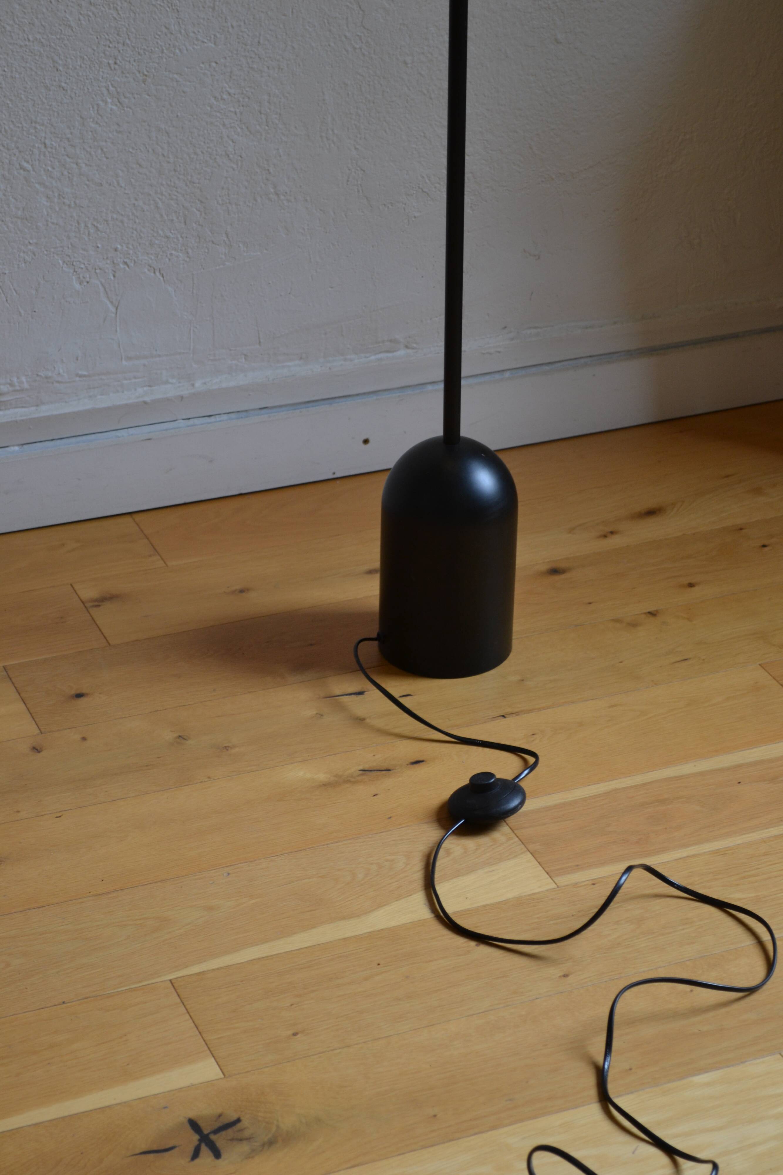 Vintage postmodernist reading floor lamp 1980