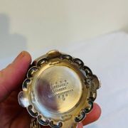 Salière en argent sterling floral par Tiffany & Co., années 1950