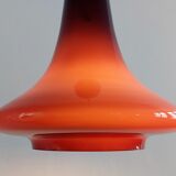 Purple glass pendant lamp by Hans Agne Jakobsson for Svera, Sweden 1960's