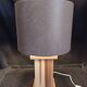 Handcrafted lamp in a contemporary style.