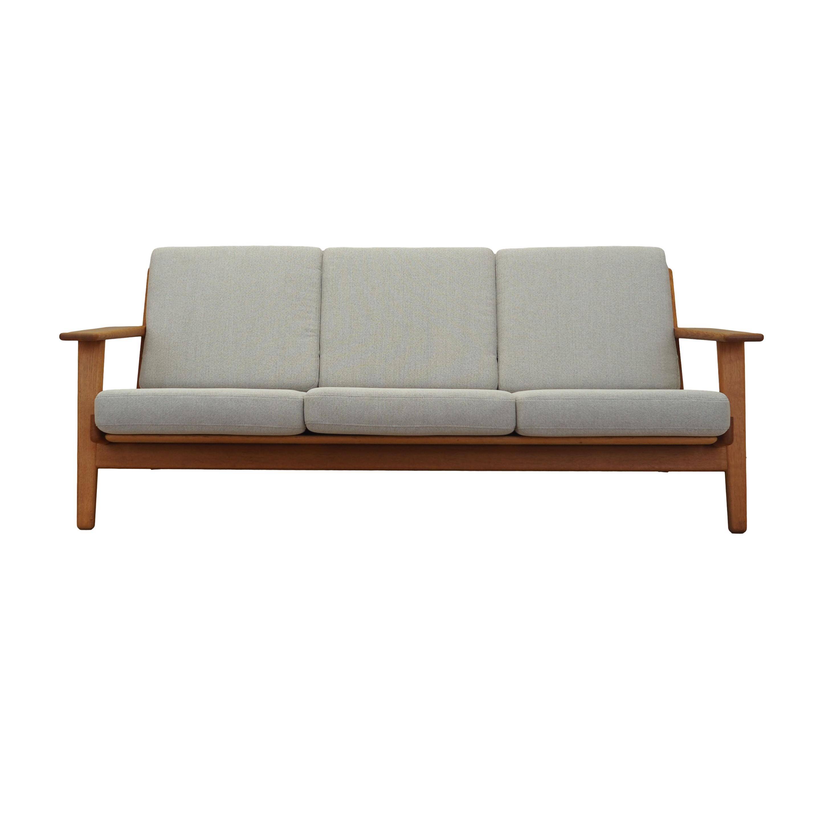 Oak sofa, Danish design, 1960s, designer: Hans J. Wegner, manufacturer: Get