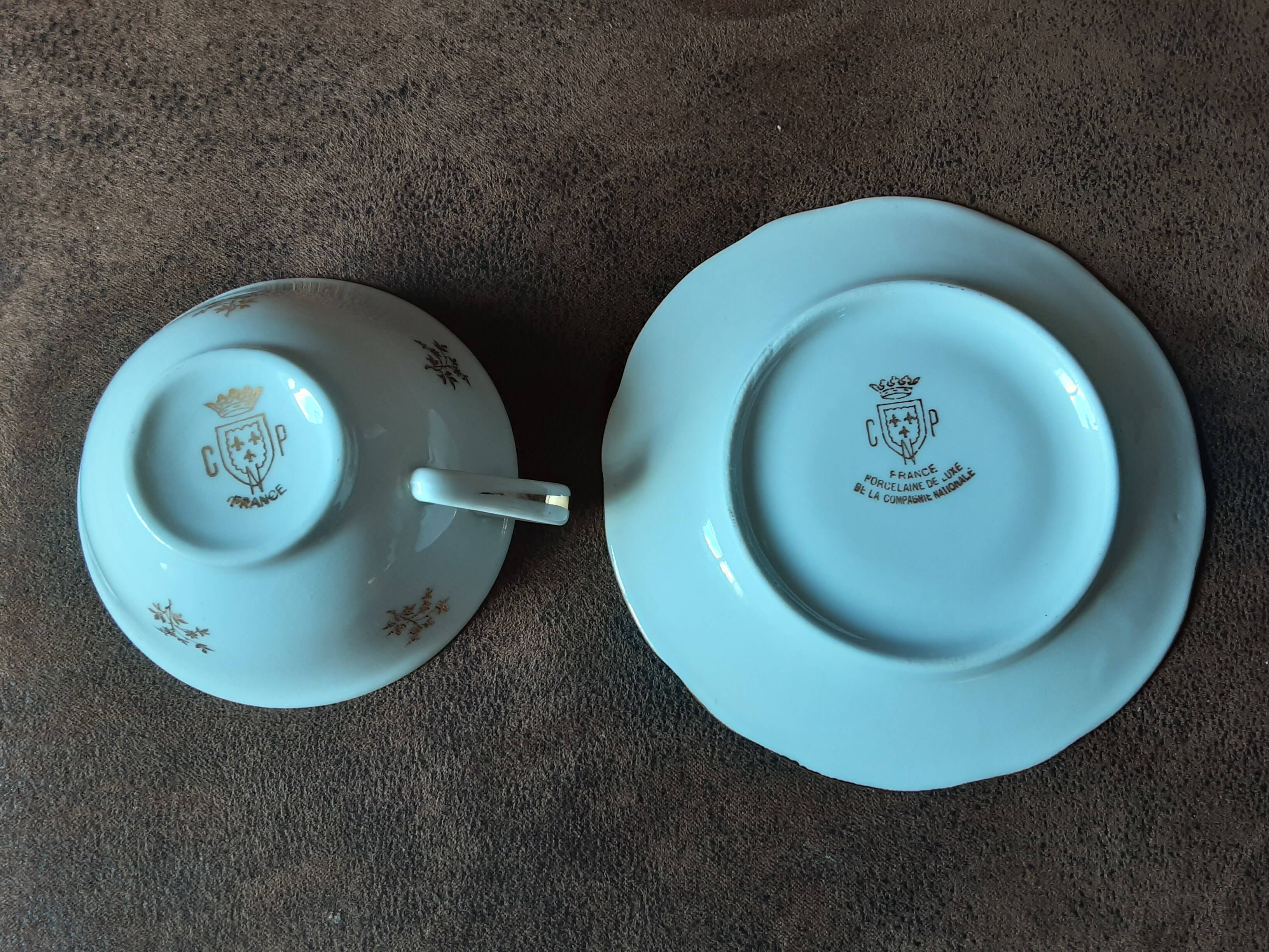 Luxury porcelain coffee service from the National Company