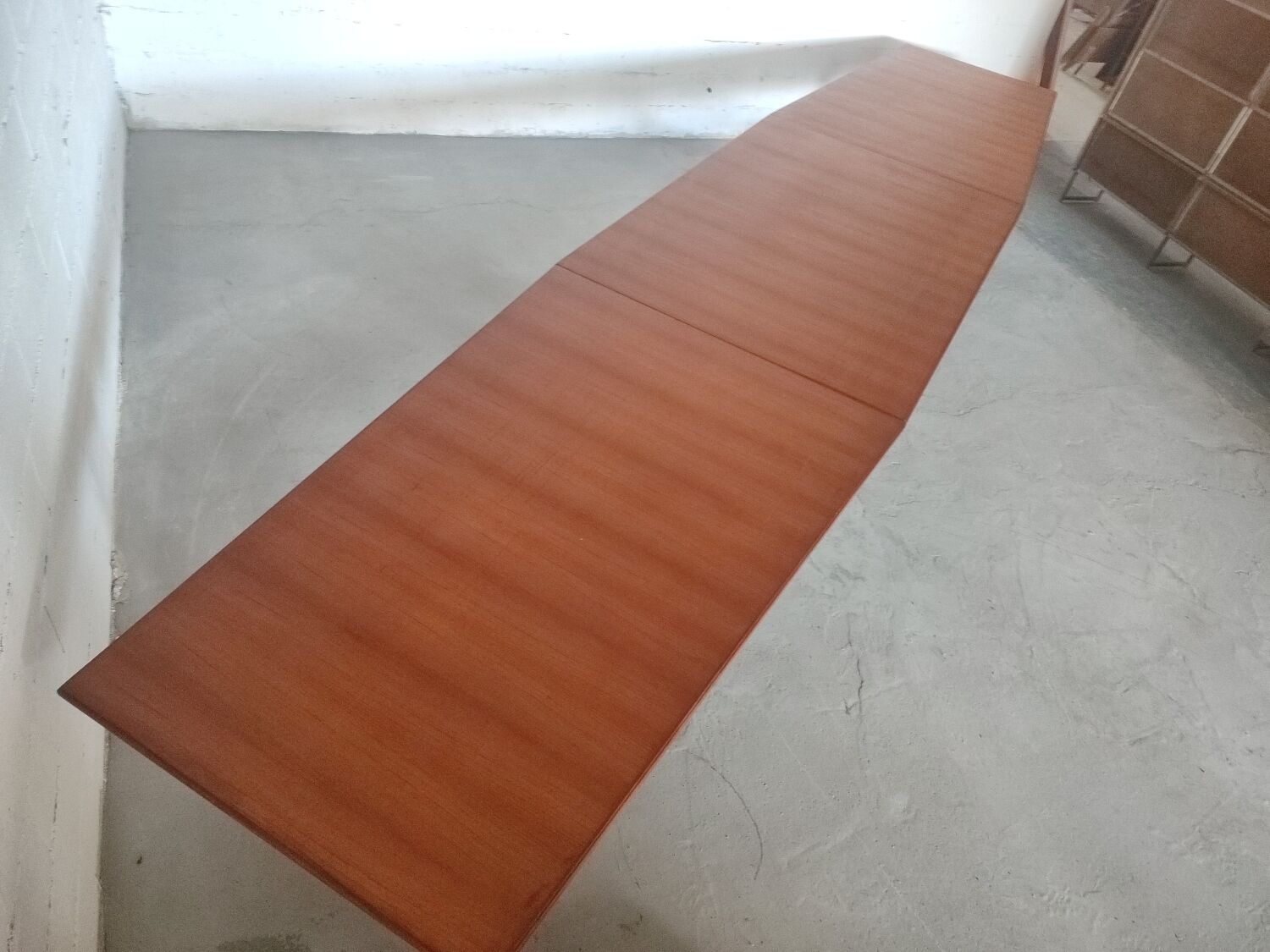 Vintage teak conference table