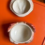 Michel Caugant crab in zoomorphic earthenware