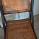 Chaise pliante en cannage