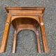 Vintage walnut coffee table side table.