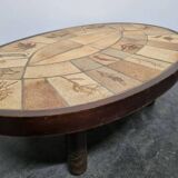 Vallauris ceramic coffee table