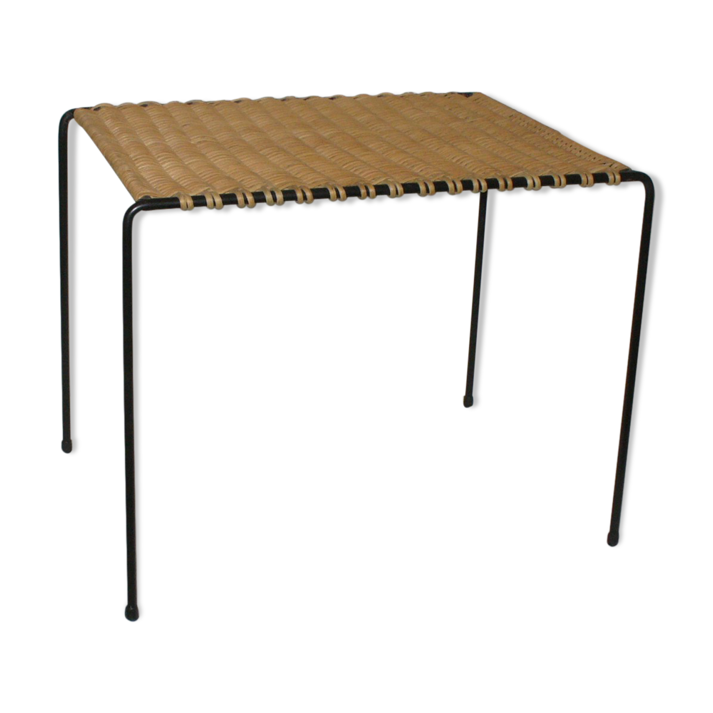 1950s iron coffee table