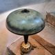 Vintage Art Deco Table Lamp – Copper, Brass & Bakelite – Mushroom Shade – 1920s