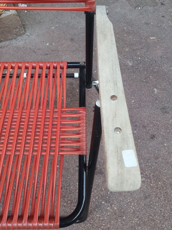 fauteuil pliant scoubidou