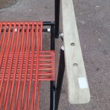 Pretty scoubidou folding armchair