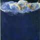Affiche tapies bleu emblématique