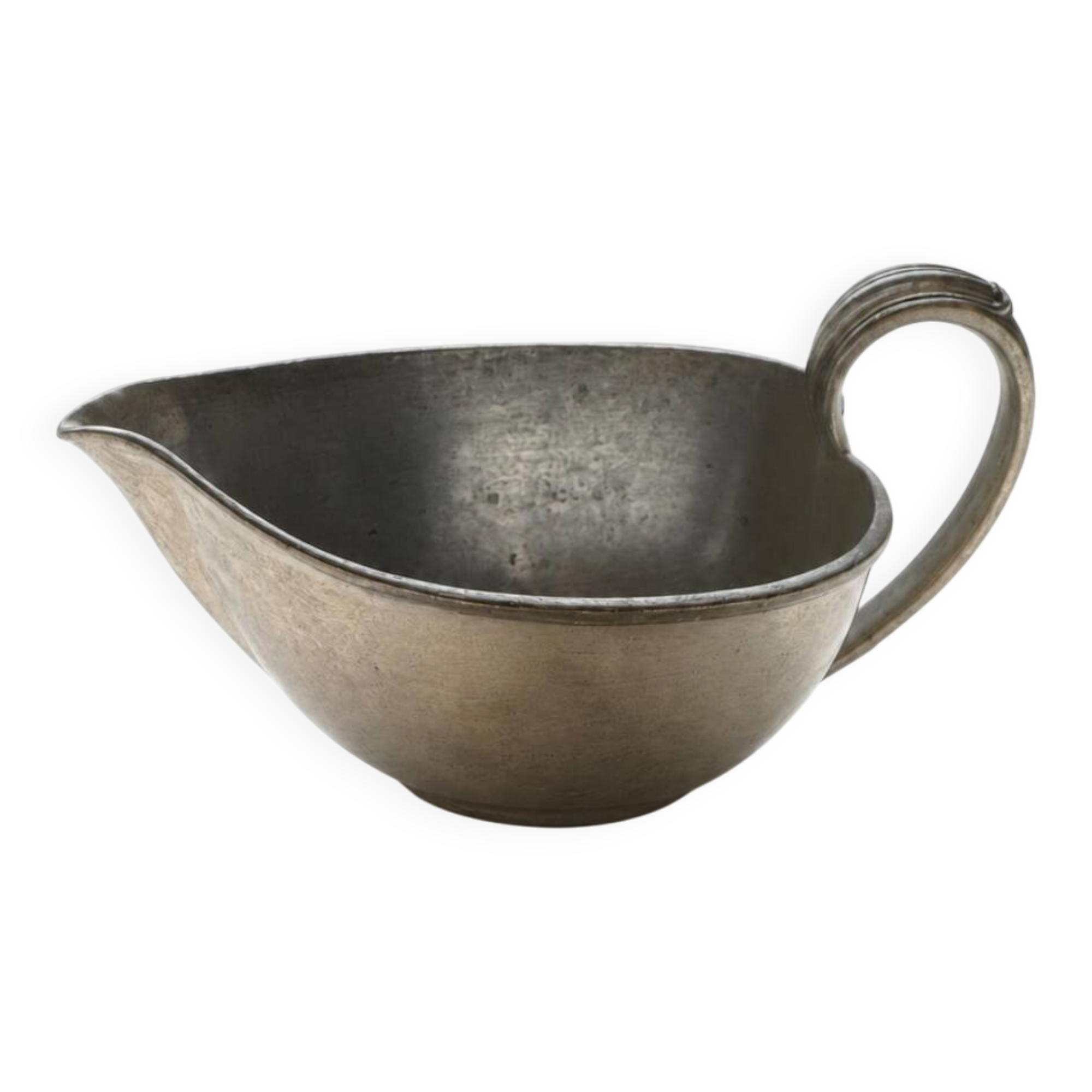 Modernist Sauce Boat in Pewter — Just Andersen, Denmark 1930 (Model 2272)