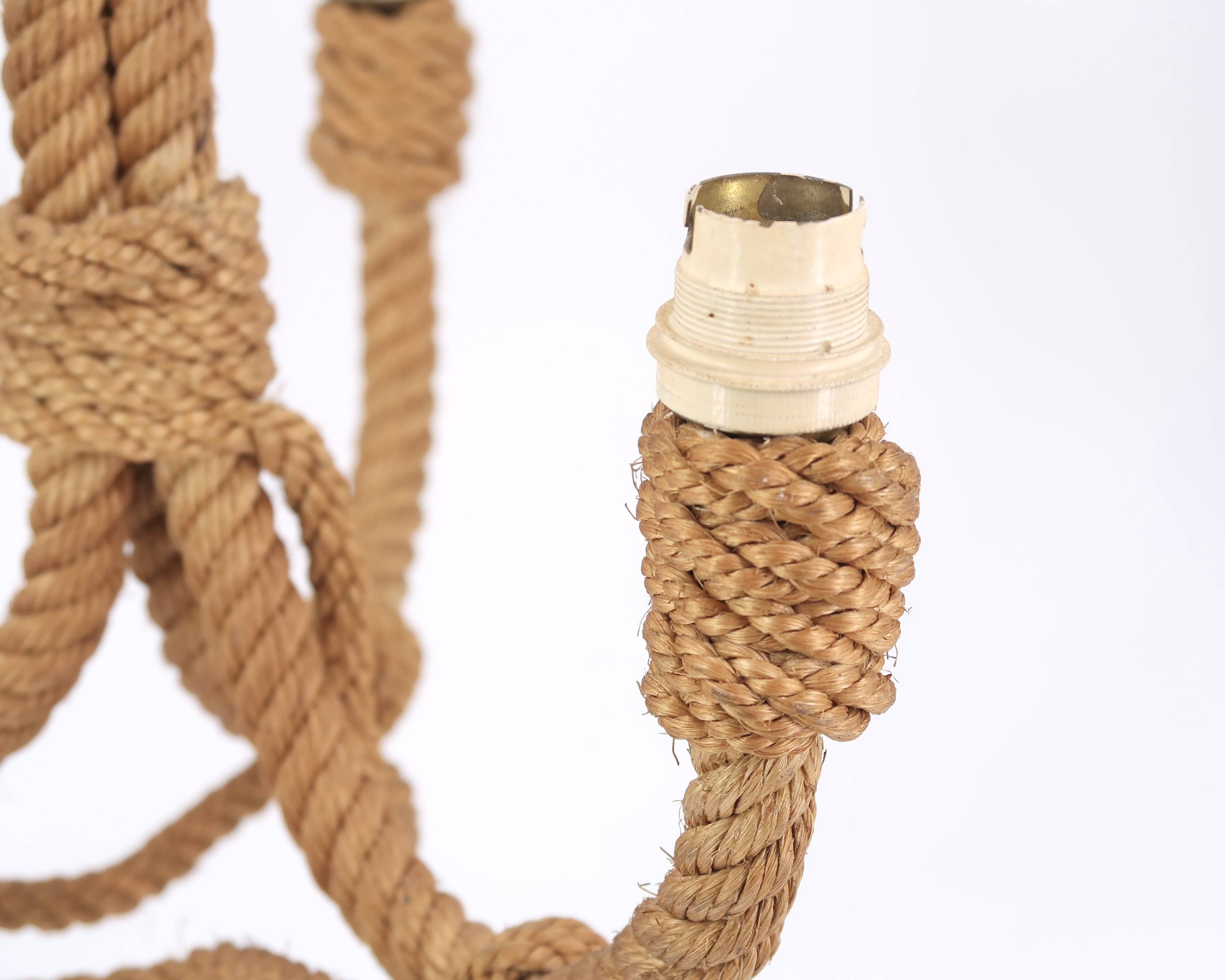 rope anchor chandelier, 1960s