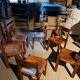1 lot de 6 chaises par Pierre Chapo