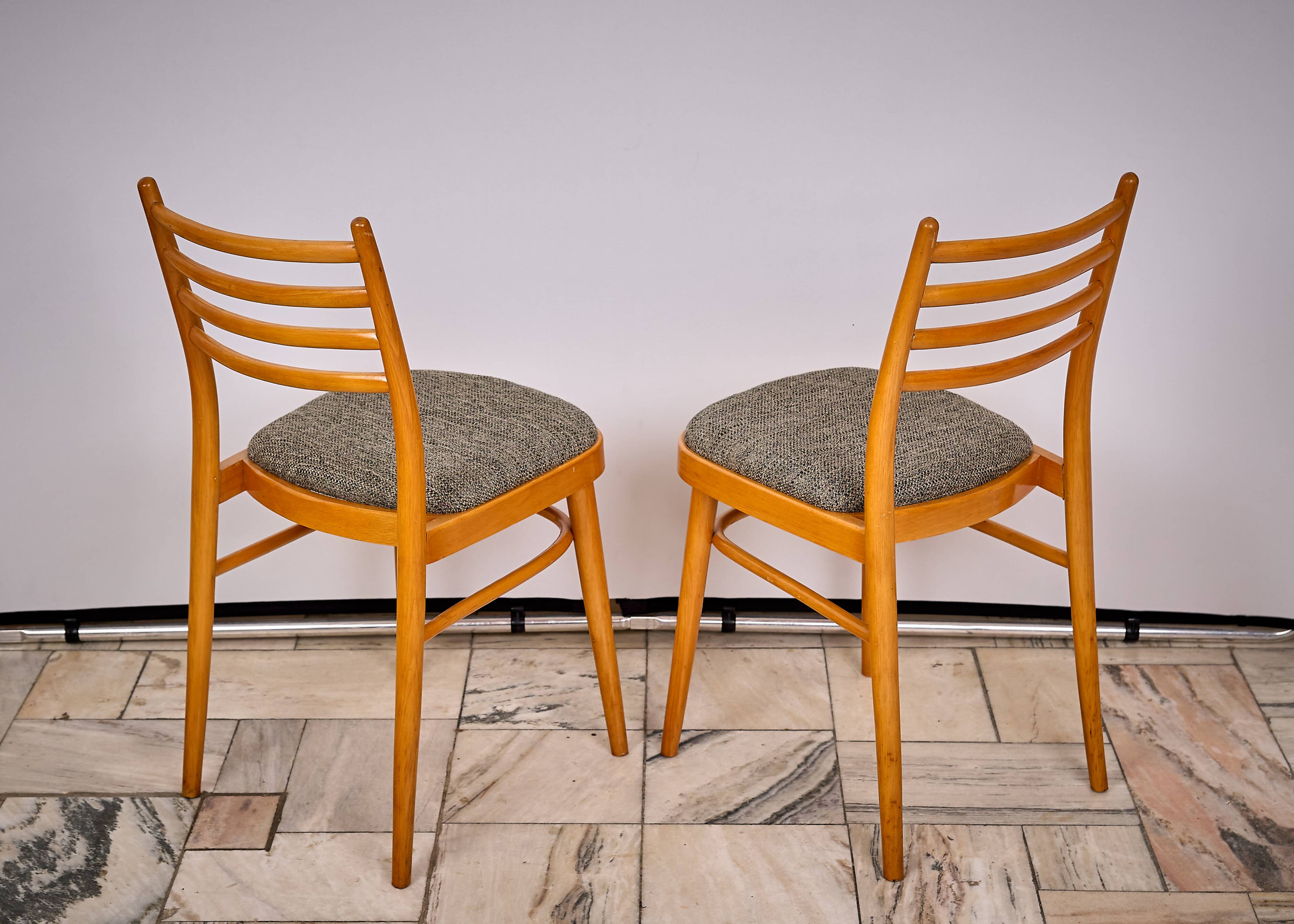 Set of 4 chairs designed by Antonin Suman for TON Czechoslovakia, 1960s