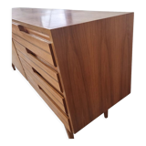 Scandinavian walnut sideboard, 60s