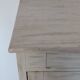 Large confiturier/Low bonnetière vintage artisan 1940 solid wood