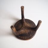 Wa-Hehe tribal carved tripod stool, Tanzania 1950s