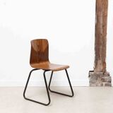 Vintage Galvanitas S23 oak and brown chair