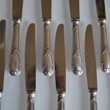 11 Frionnet François silver plated table knives 25 cm silver plated knives
