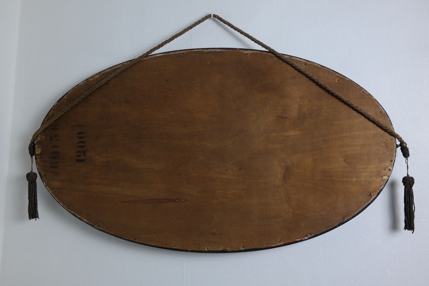 Black and gold art deco mirror
