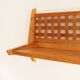 1960's Wooden Wall Shelf