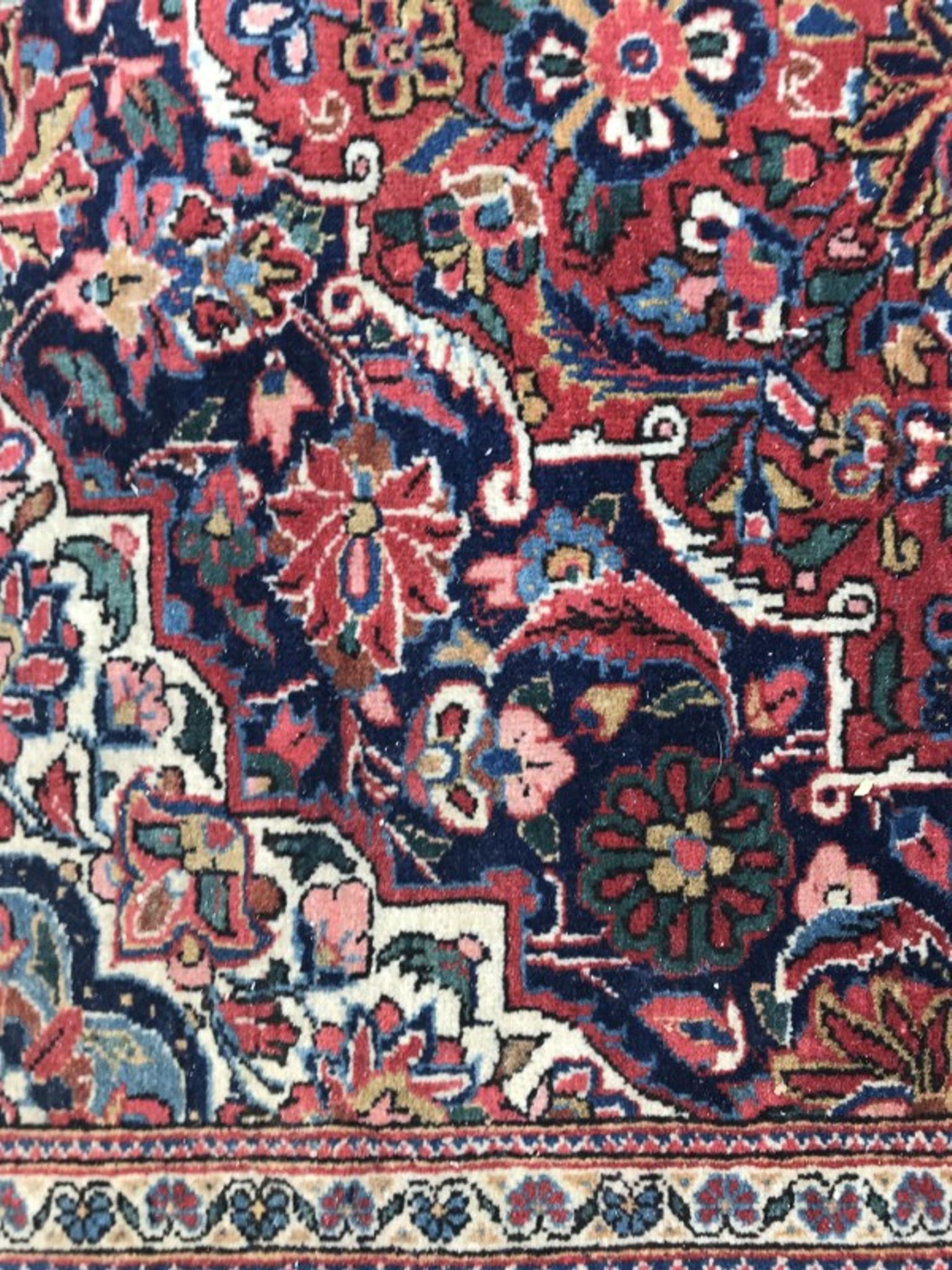 Tapis ancien Kashan Iran 135X198 CM