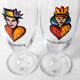 Crystal Glasses Friedsheep / Beer Kosta Boda Stemware/Ulrica Hydman Vallien