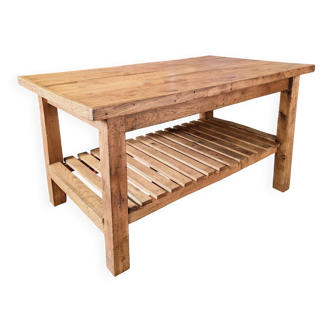 XXL solid oak kitchen island/worktop 180 x 105