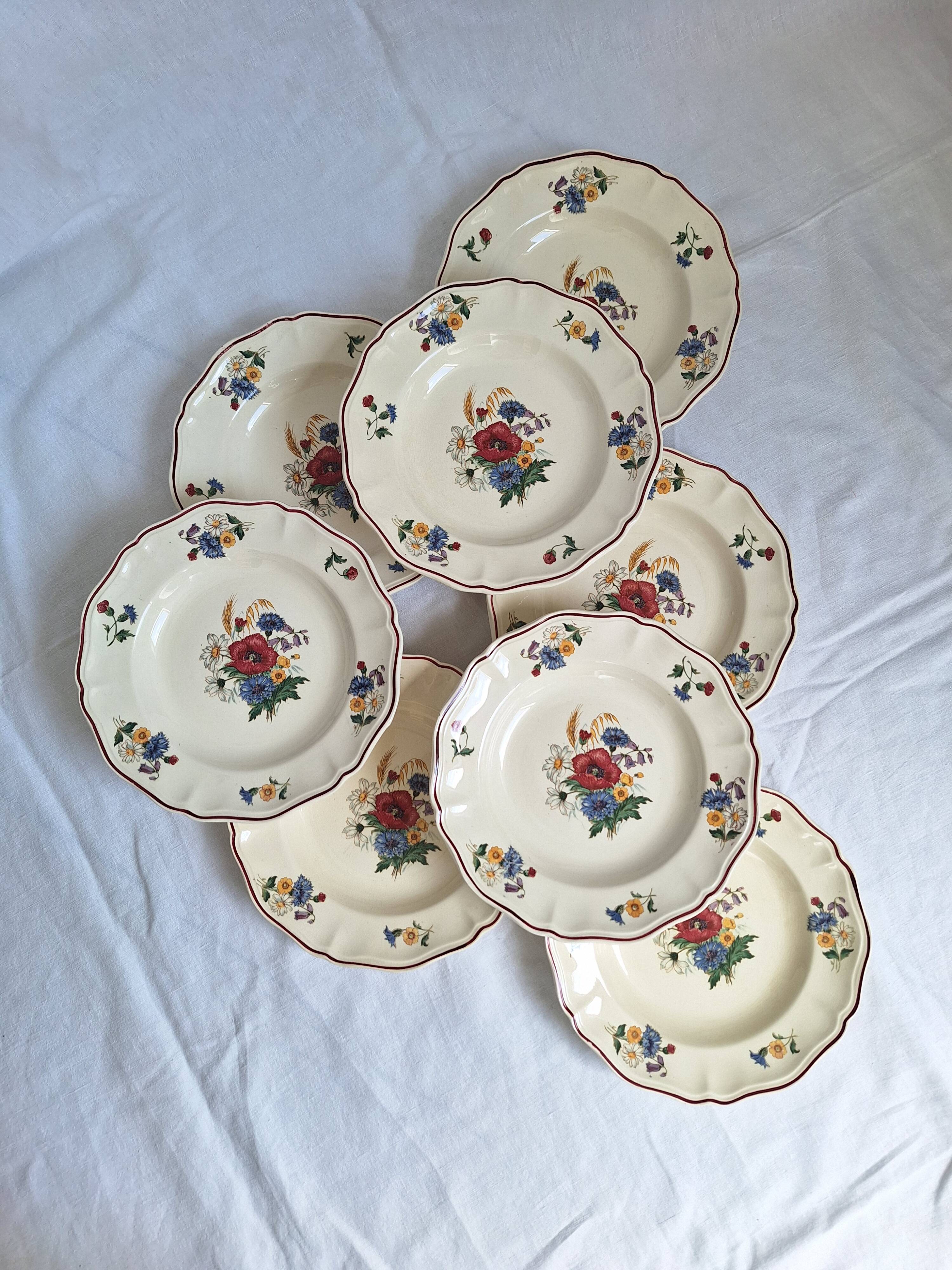 Hollow plates Sarreguemines Agreste