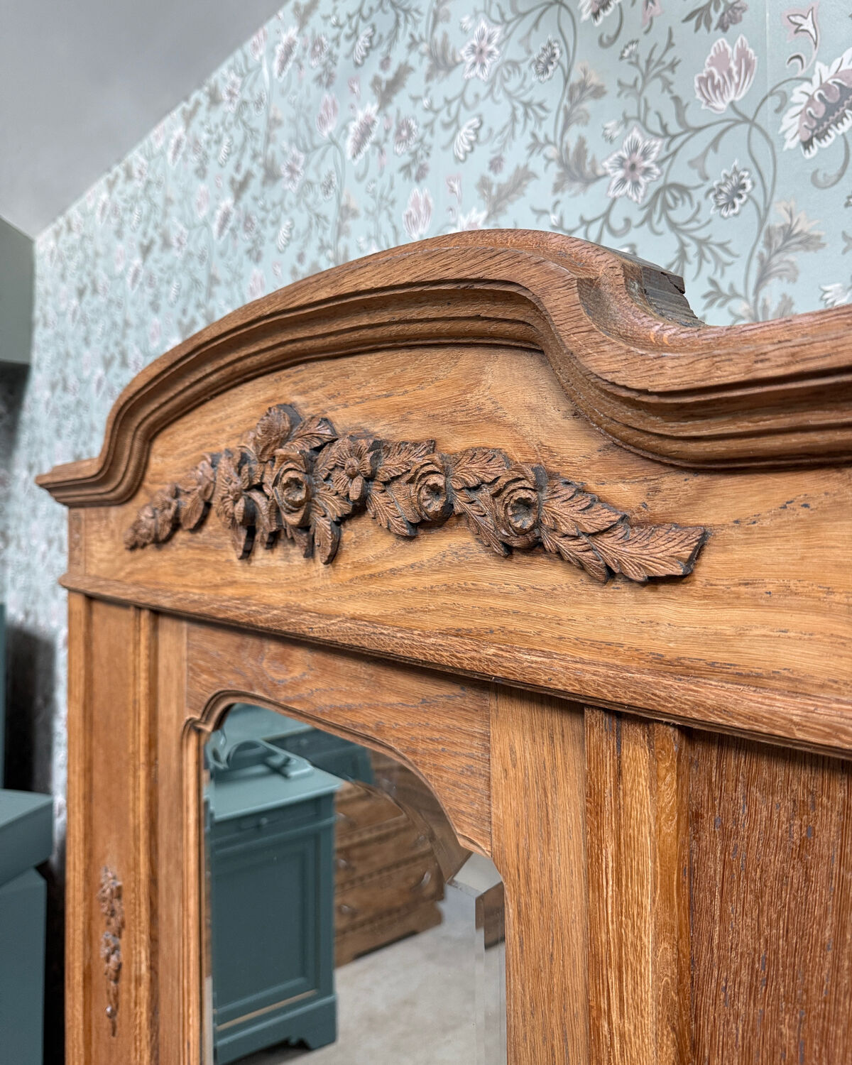 Bonnetière ancienne en chêne (rénovée)