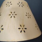 Table lamp in aged metal