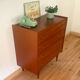 Commode années 50 pieds fuseaux