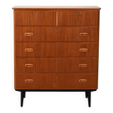 Scandinavian chest with double upper drawer