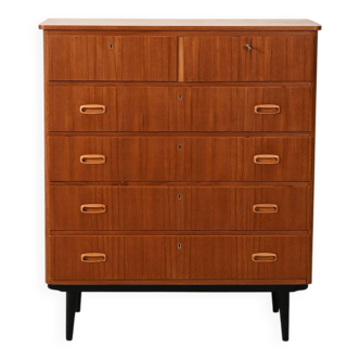Scandinavian chest with double upper drawer