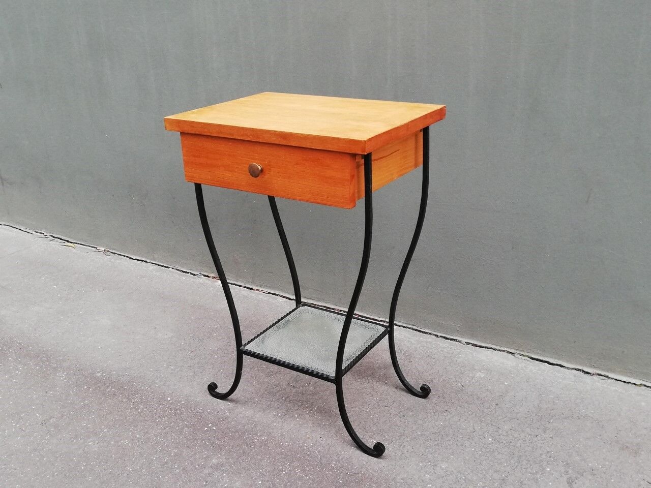 Vintage 70s bedside