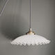 Suspension opaline dentelée