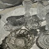 Petit vase en verre évasé classique