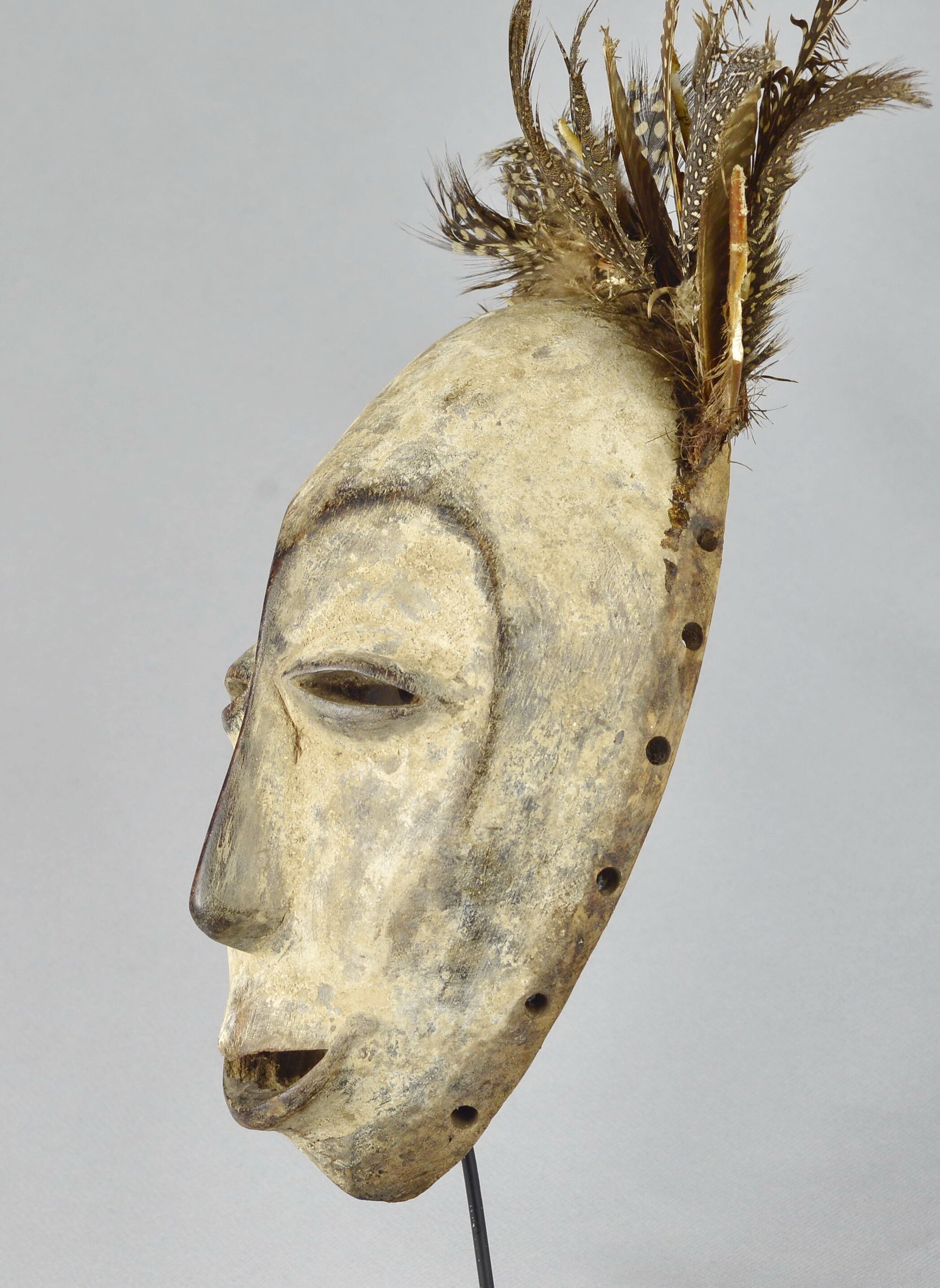 Superbe Masque idimu LEGA Congo Rdc rt Tribal Africain
