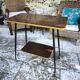 Rare table d'appoint vintage 60's / 70's - Design industriel rétro