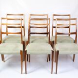 Set Of Six Dining Chairs Made In Rosewood By Sorø Furniture From 1960s