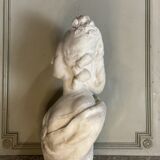 Marie-Antoinette, buste en marbre de Carrare